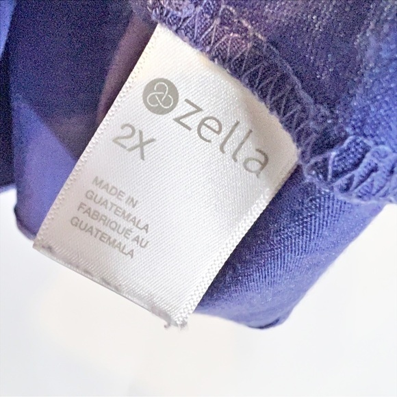 Zella Sleeveless Tuck Tie Front Tank Top - Picture 6 of 7